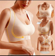 Push-Up bra for girls,Posture Corrector Front open sports bra for women