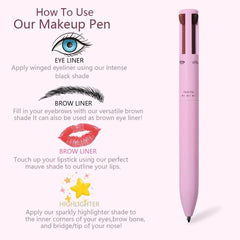 4-in-1 Makeup Pen: Your All-in-One Beauty Essential