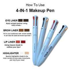 4-in-1 Makeup Pen: Your All-in-One Beauty Essential