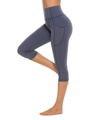 Women's Capri Yoga Pants High Waist with Pockets for Workout