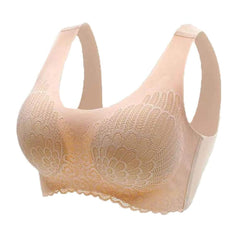 Wireless Seamless Night Bra with Removable Pads