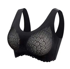 Wireless Seamless Night Bra with Removable Pads