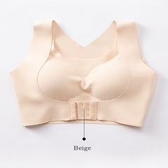 Push-Up bra for girls,Posture Corrector Front open sports bra for women