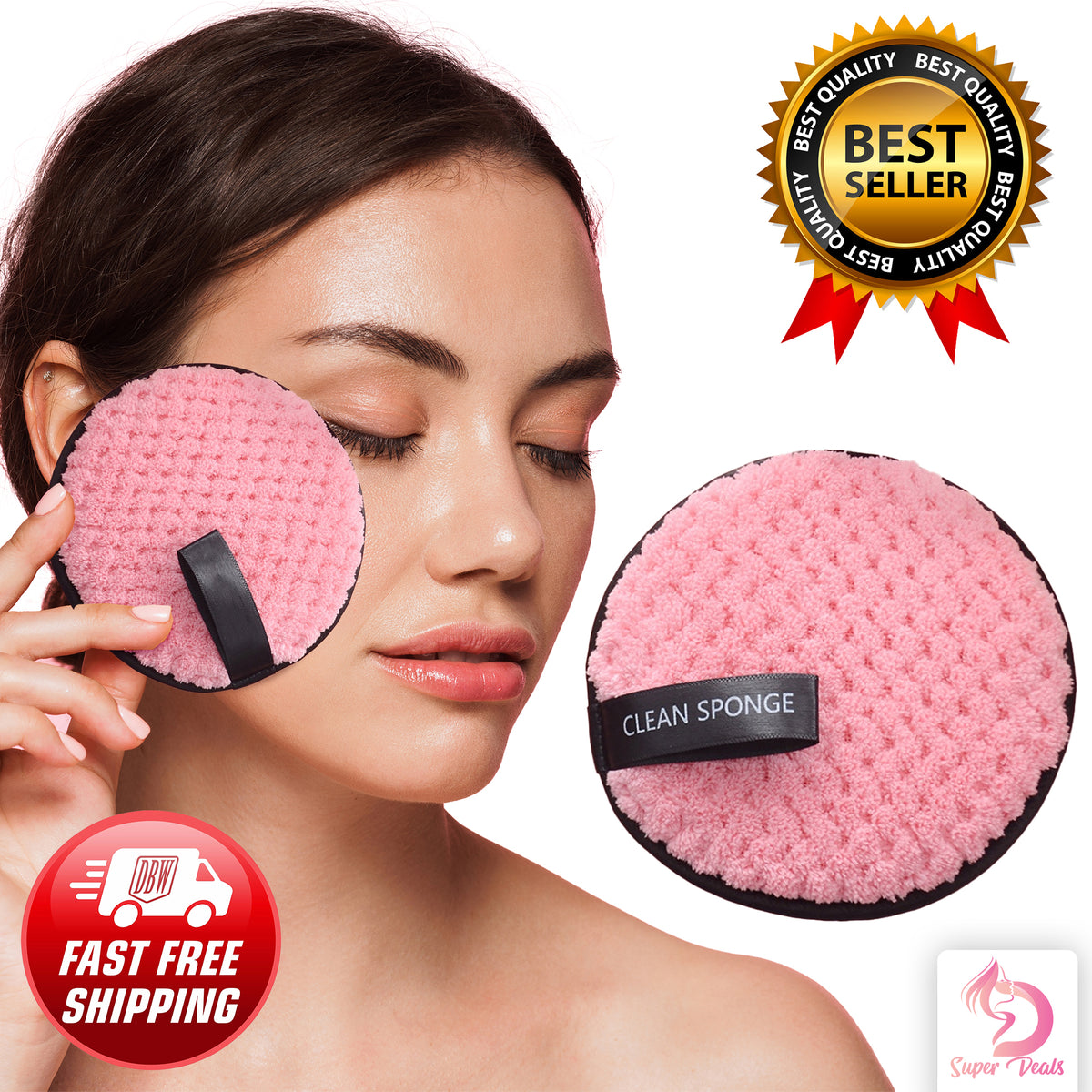 Reusable Soft Makeup Remover Pads for All Skin